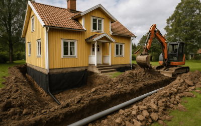 Vanliga frågor och svar om husdränering